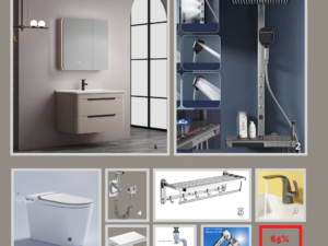 Combo phòng tắm cao cấp GUKA-JAPAN 16B