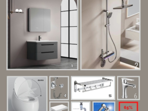 Combo phòng tắm cao cấp 17A