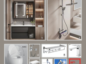 Combo phòng tắm cao cấp 19A