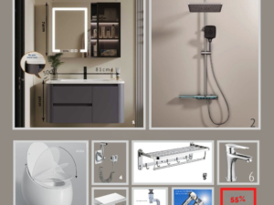 Combo phòng tắm cao cấp 20A