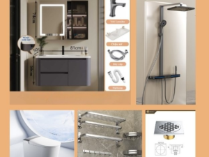 Combo phòng tắm cao cấp GK255